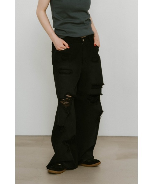 damage denim pants（デニムパンツ）｜Knuth Marf