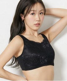 Nissen glamor（ニッセングラマー）の「【大きい胸】胸を小さく見せる ノンワイヤーブラジャー（谷間カバー レースデザイン）（C75～F100）（ブラジャー）」