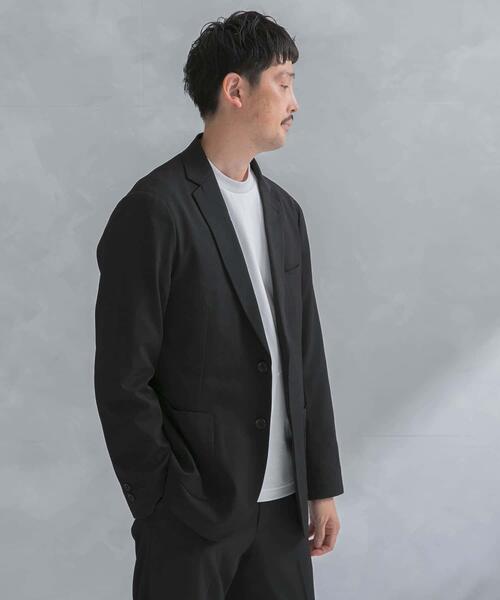 URBAN RESEARCH DOORS(アーバンリサーチドアーズ)の「『イージーケア』LIFE STYLE TAILOR カルゼストレッチコンフォータブルジャケット(その他アウター・メンズ・グリーン系その他/グレー系その他/ブラック・SMALL/MEDIUM/LARGE/X-LARGE)」の7枚目の写真