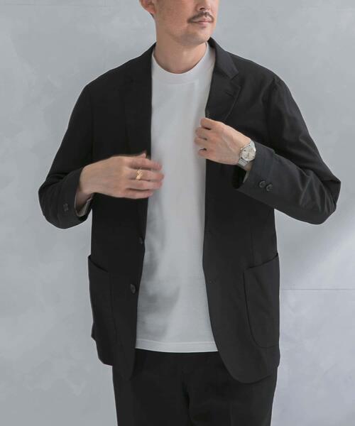 URBAN RESEARCH DOORS(アーバンリサーチドアーズ)の「『イージーケア』LIFE STYLE TAILOR カルゼストレッチコンフォータブルジャケット(その他アウター・メンズ・グリーン系その他/グレー系その他/ブラック・SMALL/MEDIUM/LARGE/X-LARGE)」の8枚目の写真