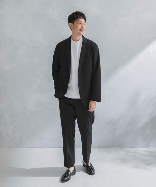 【BLACK】『イージーケア』LIFE STYLE TAILOR カルゼストレッチコンフォータブルジャケット セール】『イージーケア』LIFE STYLE TAILOR カルゼストレッチ