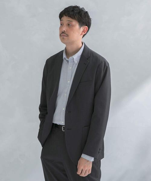 URBAN RESEARCH DOORS(アーバンリサーチドアーズ)の「『イージーケア』LIFE STYLE TAILOR カルゼストレッチコンフォータブルジャケット(その他アウター・メンズ・グリーン系その他/グレー系その他/ブラック・SMALL/MEDIUM/LARGE/X-LARGE)」の16枚目の写真
