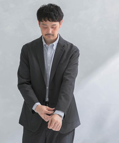 URBAN RESEARCH DOORS(アーバンリサーチドアーズ)の「『イージーケア』LIFE STYLE TAILOR カルゼストレッチコンフォータブルジャケット(その他アウター・メンズ・グリーン系その他/グレー系その他/ブラック・SMALL/MEDIUM/LARGE/X-LARGE)」の17枚目の写真