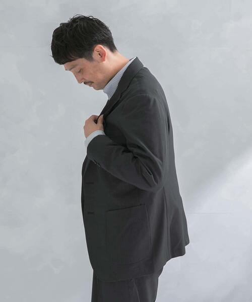 URBAN RESEARCH DOORS(アーバンリサーチドアーズ)の「『イージーケア』LIFE STYLE TAILOR カルゼストレッチコンフォータブルジャケット(その他アウター・メンズ・グリーン系その他/グレー系その他/ブラック・SMALL/MEDIUM/LARGE/X-LARGE)」の18枚目の写真