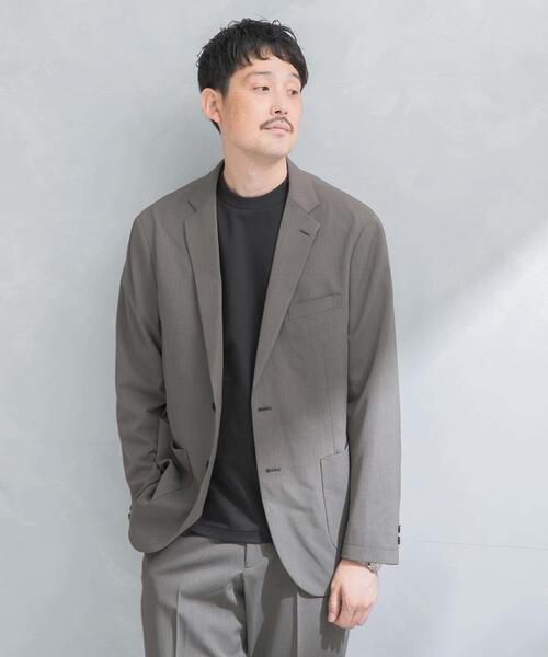 【グレー系その他】LIFE STYLE TAILOR ソフトサーモストレッチジャケット セール】LIFE STYLE TAILOR ウォッシャブルストレッチジャケット