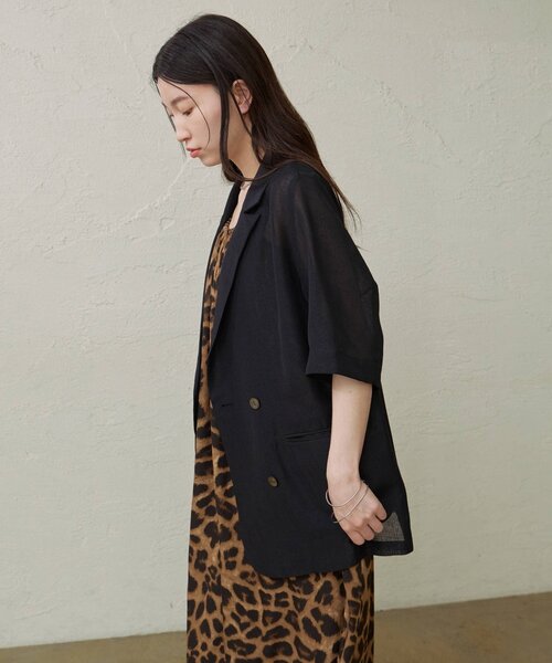 ジャケット・アウター omekashi Misa様専用】omekashi シアーメッシュジャケット - メルカリ