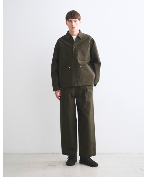 Traditional Weatherwear（トラディショナルウェザーウェア）の「UNIONSLACKS 102（スラックス・メンズ・ダークオリーブ/ブラック・L/S/M/XS）」の6枚目の写真