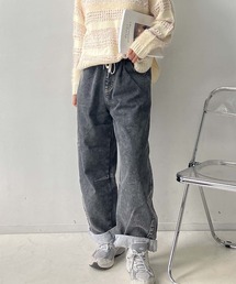●ひんやり冷感 マルチメリット カーブシルエットイージーパンツ