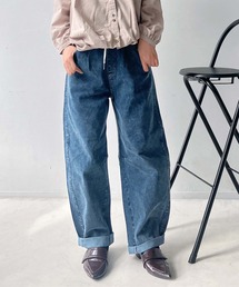 AS KNOW AS plus（アズノゥアズプラス）の「●マルチメリット カーブシルエットイージーパンツ（デニムパンツ）」