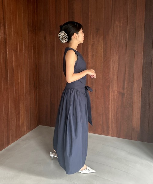 週末限定セール！FABIANA FILIPPI ノースリーブロングワンピース 2025年最新】FABIANA FILIPPI レディース ロングワンピースの