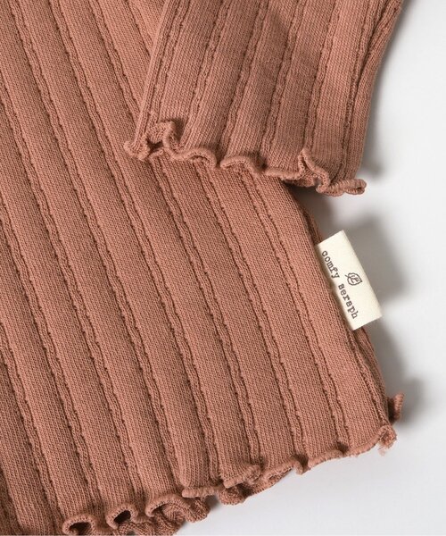 Seraph(セラフ)の「【ジュニア対応】針抜きテレコ長袖Tシャツ(Tシャツ/カットソー・キッズ・アイボリー/チャコール/ラベンダー/レンガ・80/90/100/110/120/130/140)」の8枚目の写真