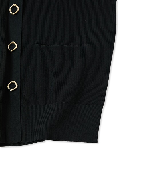 A♡【美品】アダムエロペ　ミドルジレ サステナブル】ミドルニットジレ（ベスト）｜ADAM ET ROPE