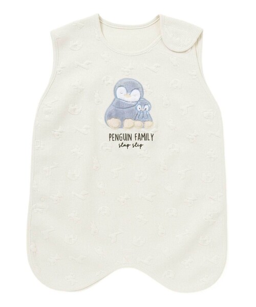 SLAP SLIP BABY(スラップスリップベビー)の「【お揃い】チェリークマ柄キルトアニマルパッチ刺しゅうスリーパーベビー(ベビーパジャマ/スリーパー・キッズ・オフホワイト/ベージュ/ピンク・FREE)」の4枚目の写真