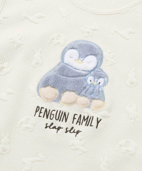 SLAP SLIP BABY(スラップスリップベビー)の「【お揃い】チェリークマ柄キルトアニマルパッチ刺しゅうスリーパーベビー(ベビーパジャマ/スリーパー・キッズ・オフホワイト/ベージュ/ピンク・FREE)」の6枚目の写真