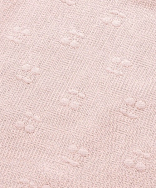 SLAP SLIP BABY(スラップスリップベビー)の「【お揃い】チェリークマ柄キルトアニマルパッチ刺しゅうスリーパーベビー(ベビーパジャマ/スリーパー・キッズ・オフホワイト/ベージュ/ピンク・FREE)」の11枚目の写真