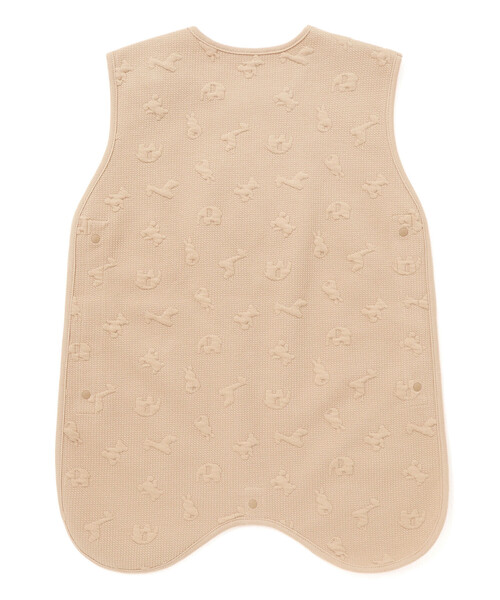 SLAP SLIP BABY(スラップスリップベビー)の「【お揃い】チェリークマ柄キルトアニマルパッチ刺しゅうスリーパーベビー(ベビーパジャマ/スリーパー・キッズ・オフホワイト/ベージュ/ピンク・FREE)」の13枚目の写真