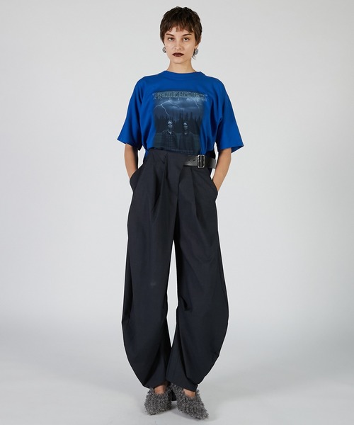 PRANK PROJECT（プランクプロジェクト）の「ダブルTシャツ / Double T-shirt（Tシャツ/カットソー・レディース・ホワイト/ブルー/ブラック・FREE）」の7枚目の写真