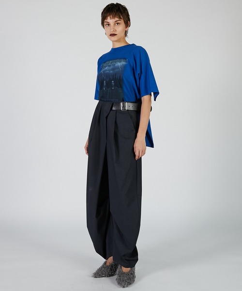 PRANK PROJECT（プランクプロジェクト）の「ダブルTシャツ / Double T-shirt（Tシャツ/カットソー・レディース・ホワイト/ブルー/ブラック・FREE）」の8枚目の写真