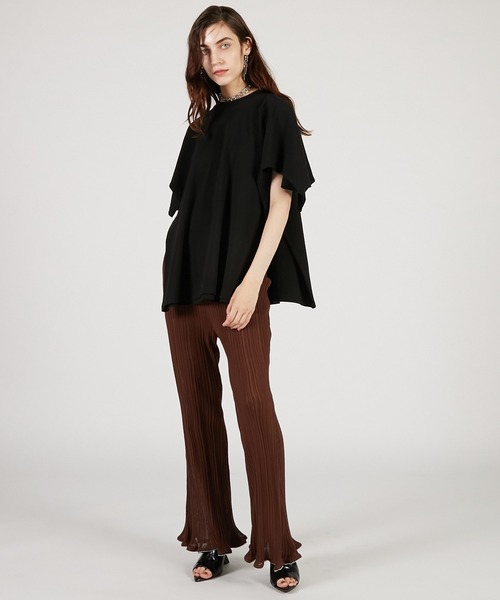 PRANK PROJECT（プランクプロジェクト）の「ダブルTシャツ / Double T-shirt（Tシャツ/カットソー・レディース・ホワイト/ブルー/ブラック・FREE）」の9枚目の写真