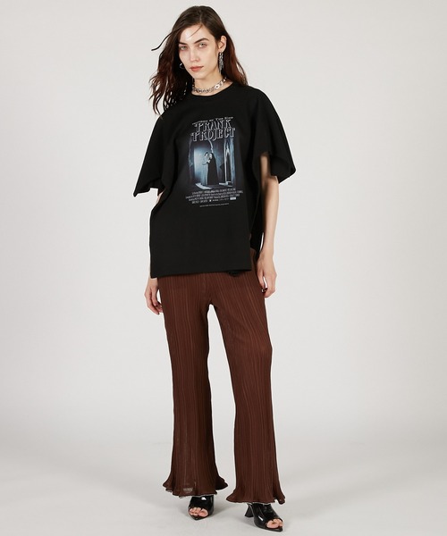 PRANK PROJECT（プランクプロジェクト）の「ダブルTシャツ / Double T-shirt（Tシャツ/カットソー・レディース・ホワイト/ブルー/ブラック・FREE）」の10枚目の写真