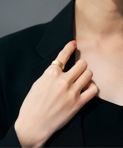Jewel closet by L&Co.（ジュエルクローゼットバイエルアンドコー）の「K18 リング（リング・レディース・イエローゴールド・11号/13号/15号）」の2枚目の写真