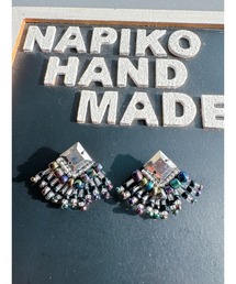 【NAPIKO】キラキラ♡シンプル☆ビーズアクセサリー◇マルチ/ピアス(MA)