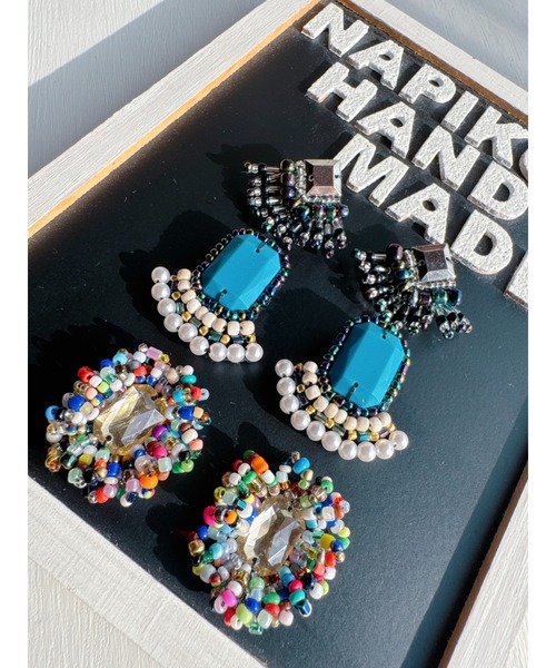 tone（トーン）の「【NAPIKO】キラキラ♡シンプル☆ビーズアクセサリー◇マルチ/ピアス(MA)（ピアス（両耳用）・レディース・マルチ・FREE）」の4枚目の写真