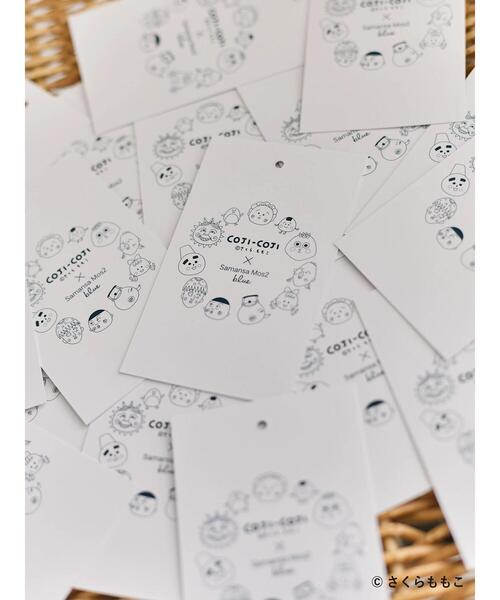 Samansa Mos2 blue（サマンサモスモスブルー）の「COJI-COJI/フリルポーチ（ハンドバッグ・レディース・イエロー/グレー・F）」の15枚目の写真