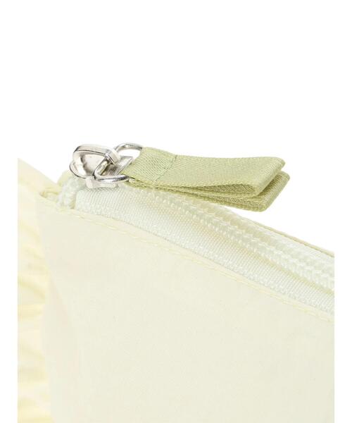 Samansa Mos2 blue（サマンサモスモスブルー）の「COJI-COJI/フリルポーチ（ハンドバッグ・レディース・イエロー/グレー・F）」の21枚目の写真