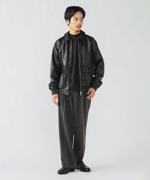 BEAMS HEART（ビームスハート）の「レザー ブルゾン（ブルゾン）」 - WEAR