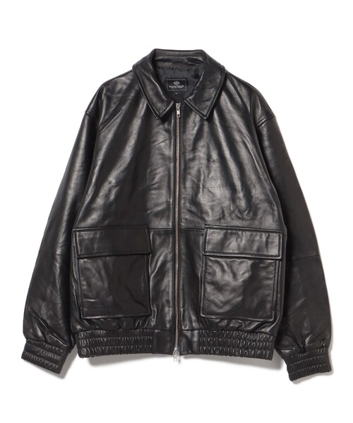 BEAMS HEART(ビームスハート)の「レザー ブルゾン(ブルゾン・メンズ・ブラック・SMALL/MEDIUM/LARGE/X-LARGE)」の7枚目の写真