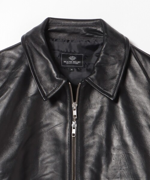 BEAMS HEART(ビームスハート)の「レザー ブルゾン(ブルゾン・メンズ・ブラック・SMALL/MEDIUM/LARGE/X-LARGE)」の8枚目の写真