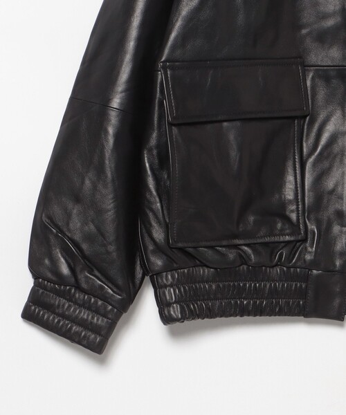 BEAMS HEART(ビームスハート)の「レザー ブルゾン(ブルゾン・メンズ・ブラック・SMALL/MEDIUM/LARGE/X-LARGE)」の9枚目の写真