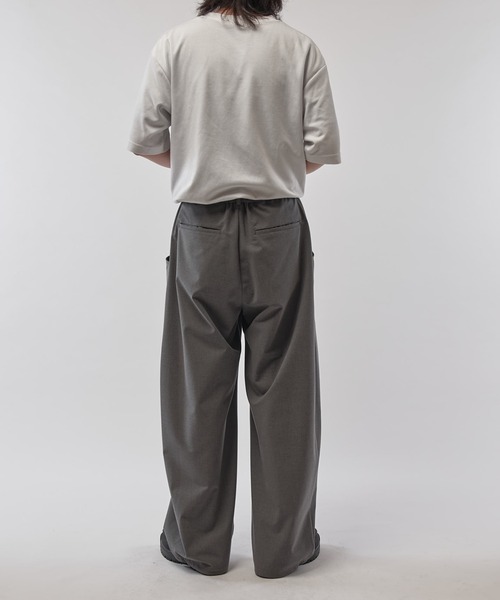 Lui's（ルイス）の「ファインTRイージーカーブパンツ（スラックス・メンズ・ブラック系その他/グレー/ブラック・S/M）」の5枚目の写真