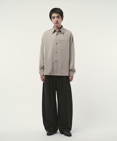 Lui's（ルイス）の「ファインTRイージーカーブパンツ（スラックス・メンズ・ブラック系その他/グレー/ブラック・S/M）」の18枚目の写真