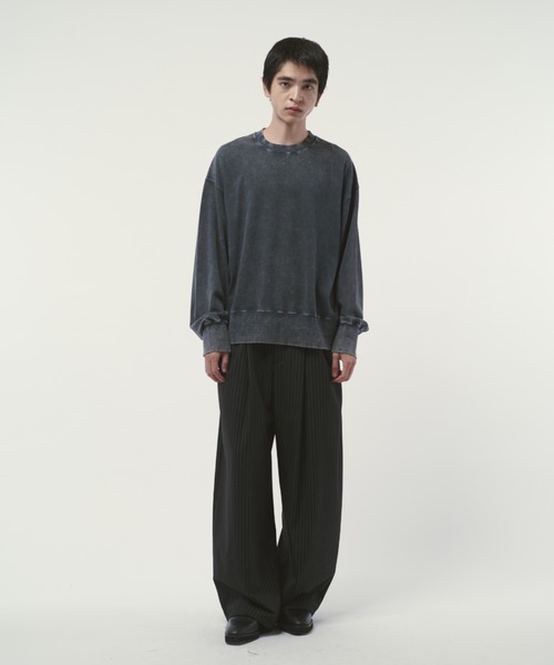 Lui's（ルイス）の「ファインTRイージーカーブパンツ（スラックス・メンズ・ブラック系その他/グレー/ブラック・S/M）」の17枚目の写真