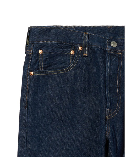 【097】00sUSA製リーバイス501インディゴデニムW30濃紺ヒゲアタリ Levi\u0027s リーバイス US501-00 復刻 501 USモデル 赤耳 セルビッジ デニム パンツ インディゴブルー系 W29 L32中古