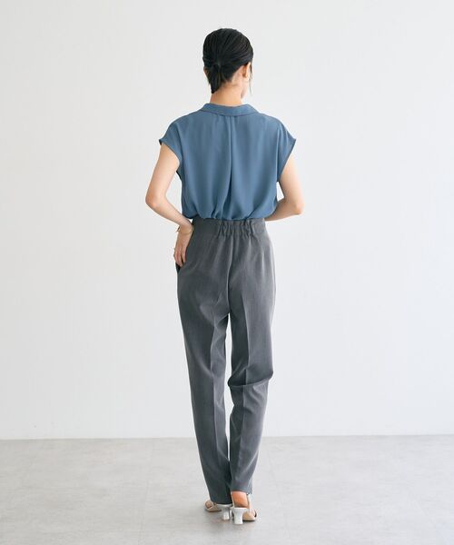 YECCA VECCA（イェッカヴェッカ）の「スタイルアップテーパードパンツ（その他パンツ・レディース・ピンクベージュ/グレー/ネイビー・S/M）」の10枚目の写真