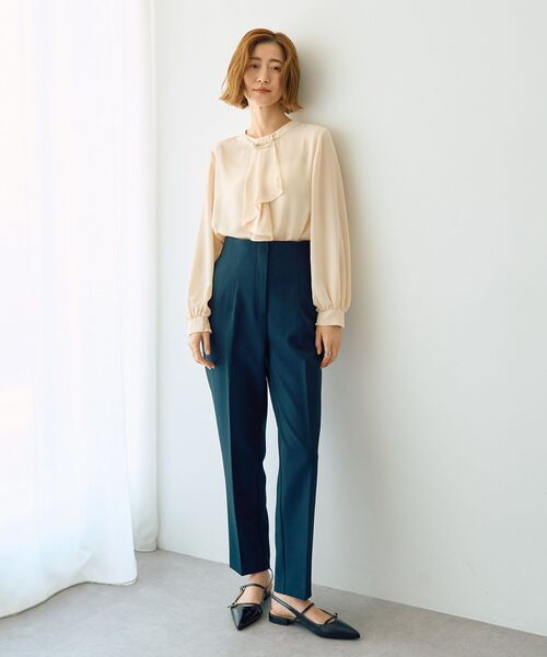 YECCA VECCA（イェッカヴェッカ）の「スタイルアップテーパードパンツ（その他パンツ・レディース・ピンクベージュ/グレー/ネイビー・S/M）」の19枚目の写真