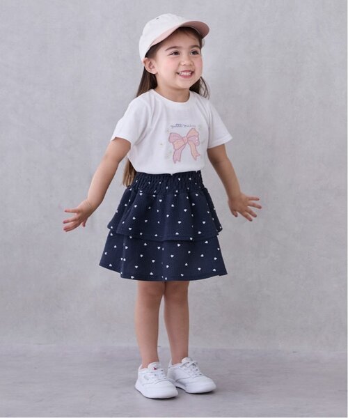 petit main（プティマイン）の「【接触冷感】【WEB限定特別価格】モチーフ半袖Tシャツ（Tシャツ/カットソー・キッズ・ラベンダー/サックスブルー/オフホワイト/レッド・130cm/100cm/120cm/110cm/90cm/80ｃｍ）」の6枚目の写真