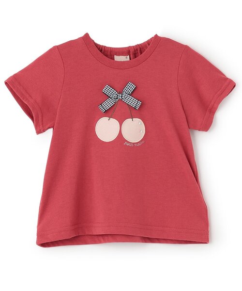 petit main（プティマイン）の「【接触冷感】【WEB限定特別価格】モチーフ半袖Tシャツ（Tシャツ/カットソー・キッズ・ラベンダー/サックスブルー/オフホワイト/レッド・130cm/100cm/120cm/110cm/90cm/80ｃｍ）」の8枚目の写真