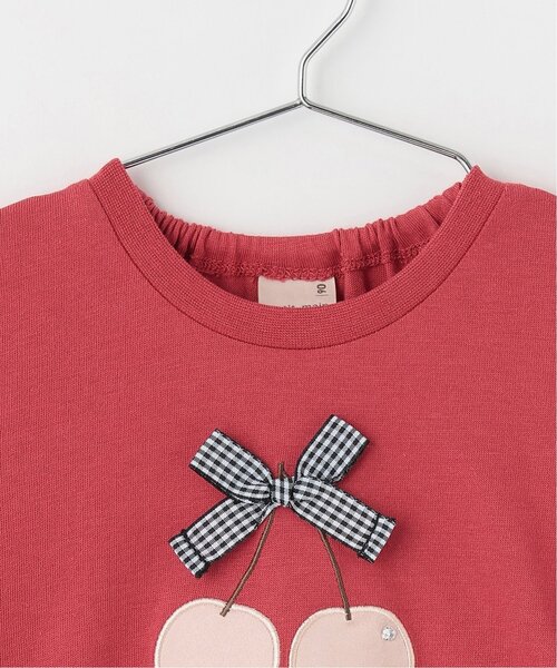 petit main（プティマイン）の「【接触冷感】【WEB限定特別価格】モチーフ半袖Tシャツ（Tシャツ/カットソー・キッズ・ラベンダー/サックスブルー/オフホワイト/レッド・130cm/100cm/120cm/110cm/90cm/80ｃｍ）」の10枚目の写真