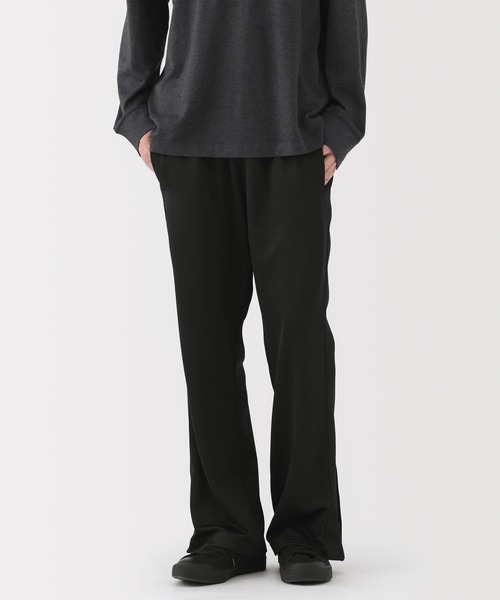 MUJI Labo(ムジラボ)の「〔MUJI Labo〕紳士 ユニフォーム素材で作ったトラックパンツ(その他パンツ・メンズ・ブラック/ブラウン・M/L/XL)」の3枚目の写真