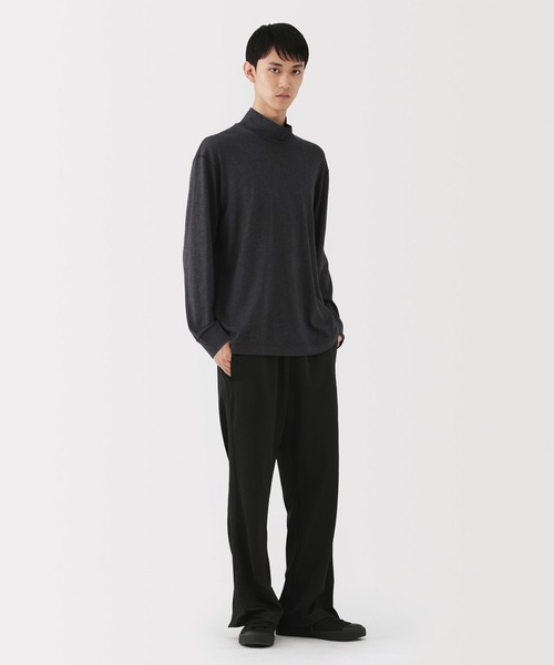 MUJI Labo(ムジラボ)の「〔MUJI Labo〕紳士 ユニフォーム素材で作ったトラックパンツ(その他パンツ・メンズ・ブラック/ブラウン・M/L/XL)」の4枚目の写真