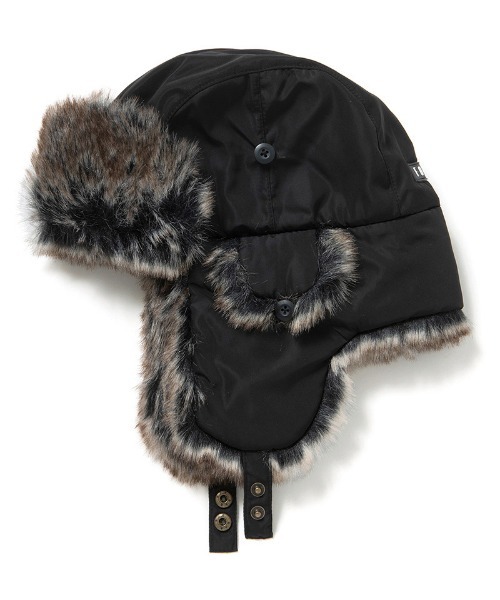 430（フォーサーティ）の「mko13030-PT AVIATOR CAP アヴィエイターキャップ(25-159)（キャップ・メンズ・ベージュ/ブラック・FREE）」の4枚目の写真