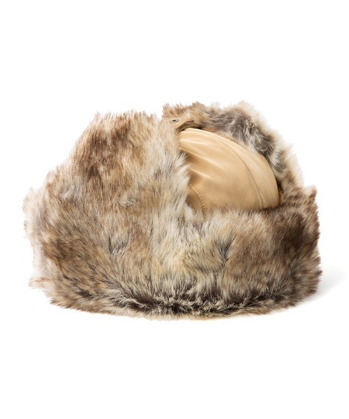 430（フォーサーティ）の「mko13030-PT AVIATOR CAP アヴィエイターキャップ(25-159)（キャップ・メンズ・ベージュ/ブラック・FREE）」の11枚目の写真