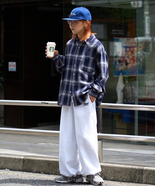 CIAOPANIC TYPY(チャオパニックティピー)の「【ユニセックス】カラミオリオンブレチェックシャツ(シャツ/ブラウス・メンズ・ブルー/ホワイト/ネイビー・MEDIUM/LARGE)」の5枚目の写真