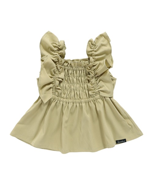 JENNI love（ジェニィラブ）の「2wayフリルブラウス（シャツ/ブラウス・キッズ・グリーン/ブラック/オフホワイト・160cm/150cm/140cm/130cm）」の21枚目の写真