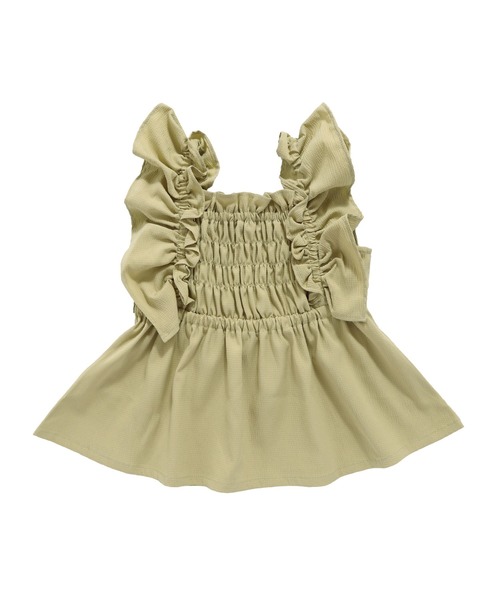 JENNI love（ジェニィラブ）の「2wayフリルブラウス（シャツ/ブラウス・キッズ・グリーン/ブラック/オフホワイト・160cm/150cm/140cm/130cm）」の22枚目の写真