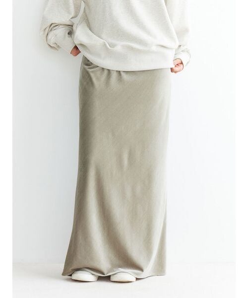 Ungrid（アングリッド）の「フィットベロアスカート（スカート・レディース・ブラック/ヘザーグレー・SMALL/MEDIUM）」の8枚目の写真